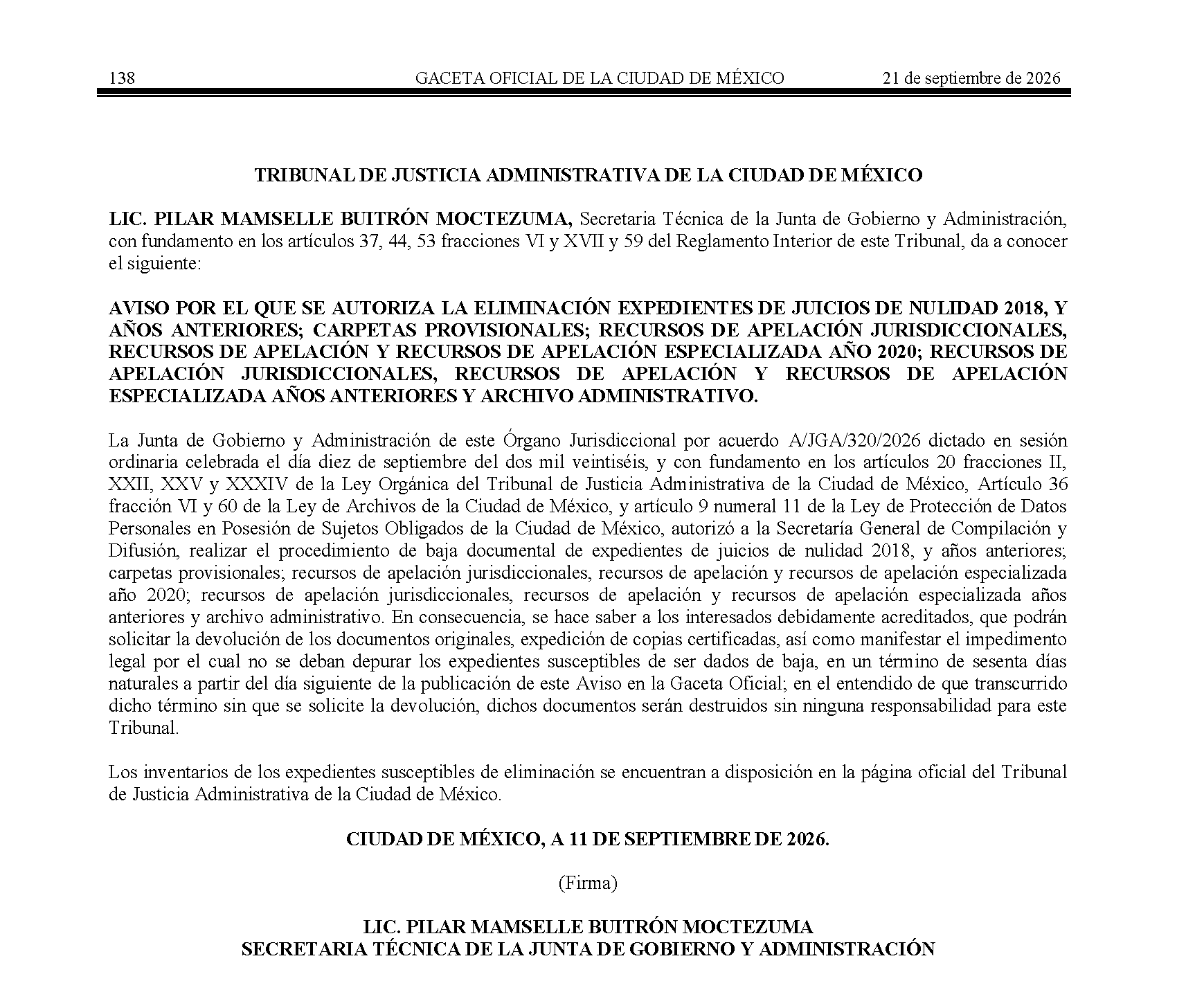 GOCDMX 21sep2026 eliminacion expedi