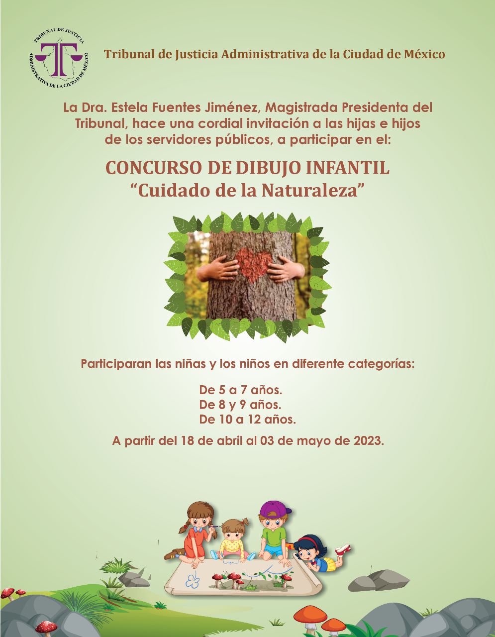 Concurso de dibujo infantil "Cuidado de la Naturaleza"