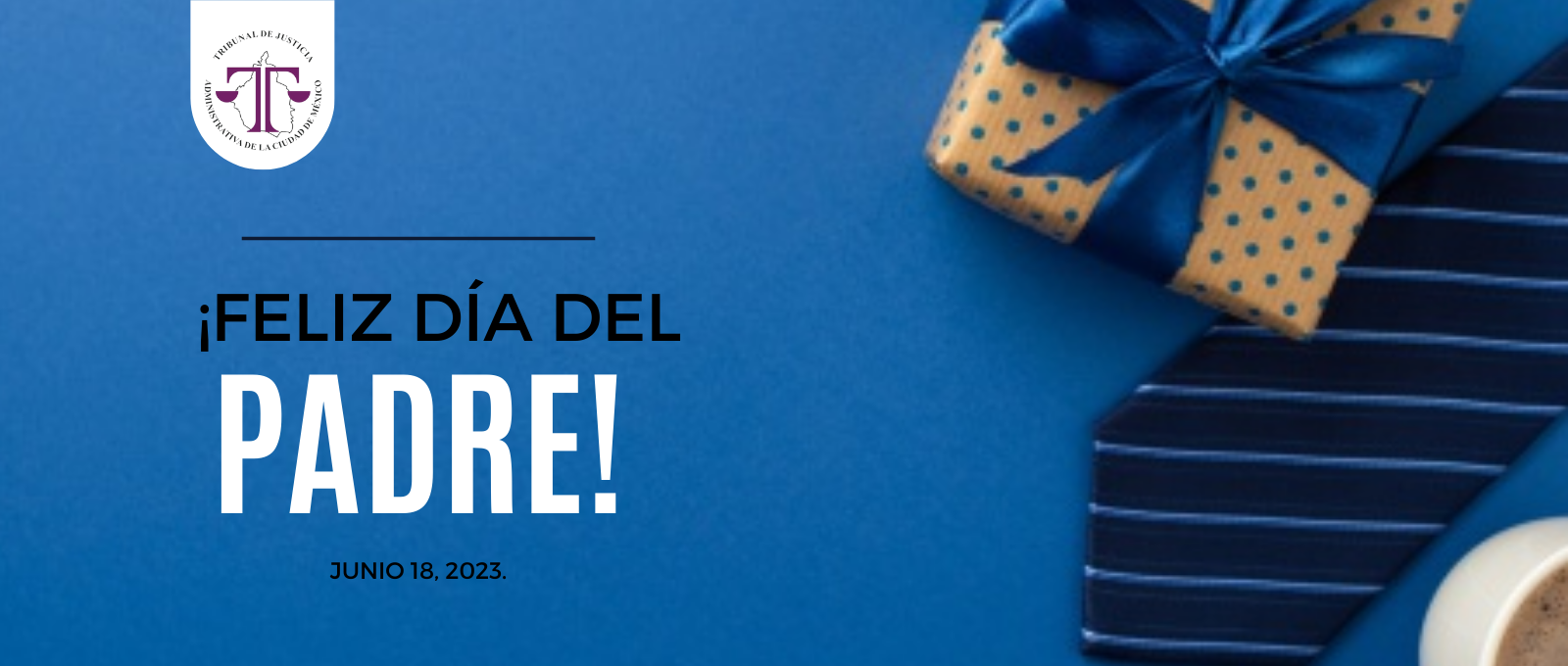El Tribunal de Justicia Administrativa de la CDMX felicita y festeja a todos los padres en su día.  ¡Muchas felicidades!
