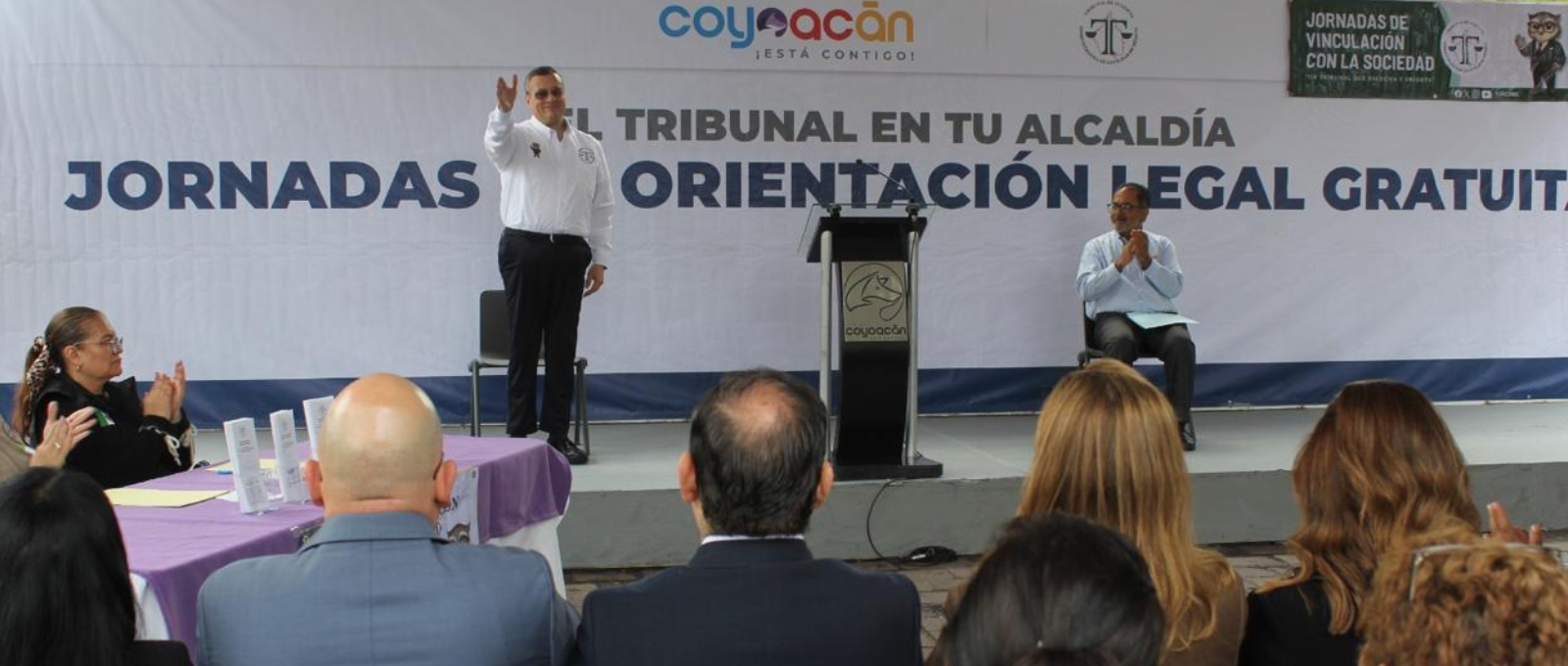 “La justicia no debe sentirse lejana”: el TJACDMX lleva las Jornadas del Tribunal en tu Alcaldía a Coyoacán